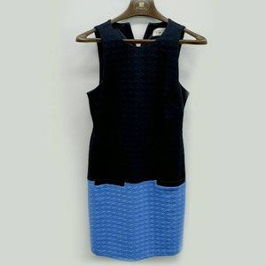 Eliza J Fit to Flare Navy Color Dress Size 2